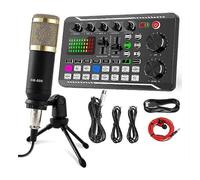 F998 Sound Card Kit,bm-800 Microphone Kit,with Sound Card,audio Mixer Condenser Pc Gaming Mic,compat