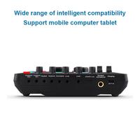 F999 Scheda Audio Mixer Audio Live Scheda Audio Voice Changer Mixing Console Amplificatore Scheda Audio Telefono Computer Universale