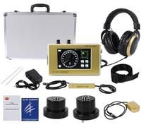 F999A Geofono Professionale, Rilevatore Perdite d’Acqua con Frequenza Regolabile, Profondità 13ft, Alta Sensibilità, Cuffie Antirumore, Kit Completo per Ispezione e Manutenzione Idrica