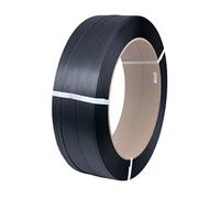 SIMPLETEK Reggia Ppl Nera Manuale 15x08 1500mt Diametro 400mm Reggetta Pallet Bancali - 8057714760234