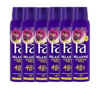 FA Deo Spray Rilassante Viola 150 ml Confezione da 6 Deodorante