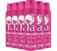 FA Deodorante spray 150 ml Pink Passion, confezione da 6 scorte annuali, 6 x 150 ml
