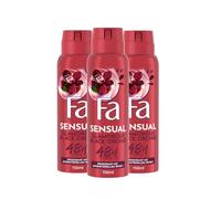 FA Deodorante spray Glamorous Moments (3 x 150 ml), deodorante dal profumo glamour dell'orchidea nera, formula vegana, blocca i batteri, deodorante senza sali di alluminio