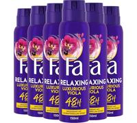 Fa Deodorante spray Luxurious Moments profumo di Viola rosa, confezione da 6, 6 x 150 ml