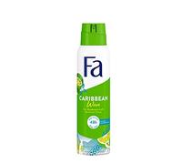 Fa, deodorante spray per donna "Caribbean Lemon", in flacone da 150 ml, confezione da 6 flaconi