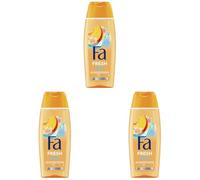Fa - Gel Doccia Corpo Rinfrescante - Fresh - Peach Pacific - Fragranza Peche - Rinfrescante Lunga Durata - Delicato sulla pelle - Formula Vegana - Bottiglia da 250 ml (Confezione da 3)