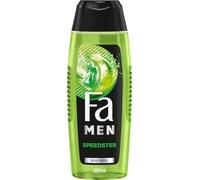 FA Gel doccia Men Speedster con taurina (1 x 250 ml) formula 2 in 1 per corpo e capelli, attiva il tuo corpo, mente e sensi con il profumo rinfrescante di agrumi e citronella