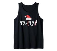 Fa-LA ^ 8 Divertente Cappello di Babbo Natale matematico Natale Stagione Canotta