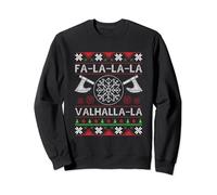 Fa-La-La-La Valhalla-La vichinga Dio Brutto Natale Design Felpa