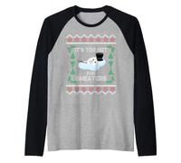 Fa Troppo Caldo per i Maglioni. Scherzo Natalizio Caldo sul Maglia con Maniche Raglan