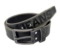 Fa.Volmer Cintura jeans, vera pelle, 100% pelle di bufalo, per uomo e donna, accorciabile, larghezza 38 mm, nuova, #Jeans-38mm