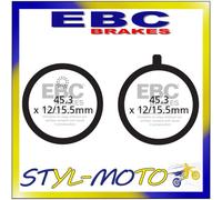 FA028 PASTIGLIE ORGANICHE ANTERIORI SINISTRA EBC YAMAHA RS 100 DX 1977-1980