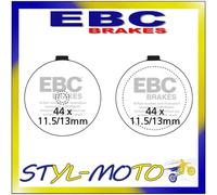 FA046 PASTIGLIE ORGANICHE ARAMID ANTERIORI SINISTRA EBC SUZUKI GP 100 1978-1987
