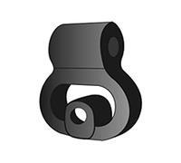 FA1 333-932 - Supporto, Imp. Gas Scarico