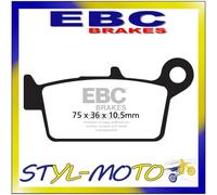 FA131MXS PASTIGLIE SINTERIZZATE POSTERIORI EBC T.M. MX 400 F CROSS 2002