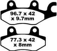 FA165/2TT BRAKE PAD FA-TT SERIES CARBON FIBER OFFROAD CAN AM RALLY 200 2X4 2007