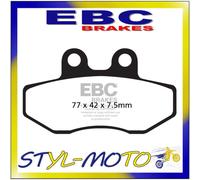 FA167 PASTIGLIE ORGANIC ANT SX EBC MOTOR HISPANIA RYZ 50 PRO RACING ENDURO 2006
