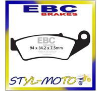 FA185TT PASTIGLIE SINTERIZZATE ANTERIORI SINISTRA EBC HONDA XLR 250 R 1987-1994