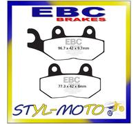FA214/2 PASTIGLIE ORGANICHE POSTERIORI EBC TRIUMPH 1050 R SPEED TRIPLE 2012-2014