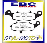 FA231 PASTIGLIE ORGANICHE ANTERIORI DESTRA EBC SUZUKI GSR 750 A ABS 2012-2017