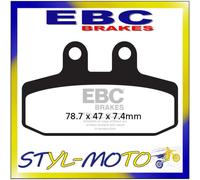 FA256 PASTIGLIE ORGANICHE ARAMID ANTERIORI SINISTRA EBC GILERA ER 350 1985-1988