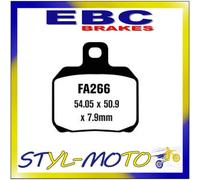 FA266 PASTIGLIE ORGANICHE ARAMID POSTERIORI EBC MOTO MORINI MM 3 2007