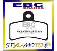 FA291 PASTIGLIE ORGANICHE ARAMID POSTERIORI EBC GAS-GAS 250 PAMPERA 2002-2004