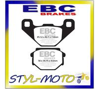PASTIGLIE PASTICCHE FRENI PER APRILIA MX 125 POSTERIORE EBC FA382 ORGANICA MOTO