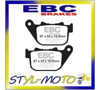 EBC Pastiglie freno FA387HH – Sinterizzate posteriori per Harley HD XL 883 Sportster 2004-2008 Nero
