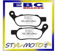 EBC Pastiglie freno posteriori FA458HH Sinterizzate per Harley HD FXDB 1584 Dyna Street Bob 2009