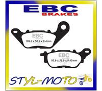 PASTIGLIE FRENI PER YAMAHA YBR 125 07> ANTERIORE VITY 08> ANTERIORE EBC FA464