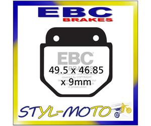 FA486 PASTIGLIE ORGANICHE ANTERIORI SINISTRA EBC KYMCO 125 PULSAR LUXE 1999-2000
