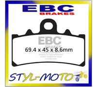 FA606 PASTIGLIE ORGANICHE ANTERIORI SINISTRA EBC KTM 390 DUKE ABS 2013-2017