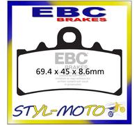 PASTIGLIE PASTICCHE FRENO PER KTM DUKE 125 11> EBC FA606HH