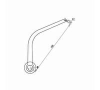 FAAC 105727 - Coppia Di Bracci Night e Day Tipo Nd2 Bianco