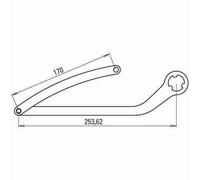 FAAC 105728 - Coppia Di Bracci Night e Day Tipo Nd3 Bianco