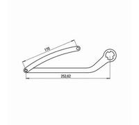 FAAC 1057283 - Coppia Di Bracci Night e Day Tipo Nd3 Marrone