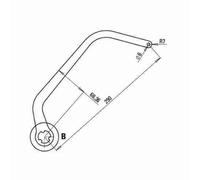 FAAC 105732 - Coppia Bracci Night e Day Tipo Nd7 Bianco