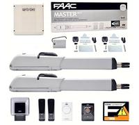 FAAC 415 L 230V KIT 2 ANTE AUTOMAZIONE CANCELLO BATTENTE AUTOMATICO ELETTRICO