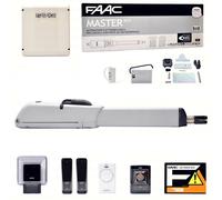 FAAC 415 L 24V KIT 1 UN ANTA AUTOMAZIONE CANCELLO BATTENTE AUTOMATICO ELETTRICO