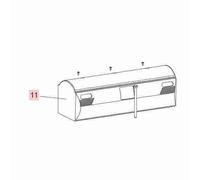 FAAC 727292 - Carter Coperchio Plastico Superiore Per Motore 390 Ricambio