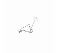 FAAC 728271 - Staffa Piastra Attacco Anteriore Per 415 Mistral Ricambio GENIUS