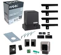 FAAC 740 DELTA 2 1056303445 KIT 500kg 4mt Cremagliera Automazione Cancello Scorr