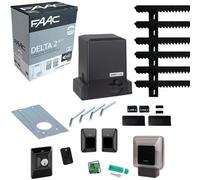 FAAC 740 DELTA 2 1056303445 KIT 500kg 6mt Cremagliera Automazione Cancello Scorr