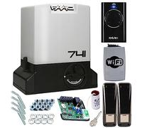 FAAC 741 DELTA 3 Sliding Gate Drive Automatic Gate Opener with Wi-Fi Controller for Max. 900 kg Sliding Gate 500 W Power with 1 Remote Control + Wi-Fi Remotew Controler Smart Gate