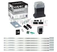 FAAC 746 C PRATICO KIT CANCELLO SCORREVOLE 600 KG 230V +6 MT CREMAGLIERA 105940