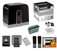 KIT AUTOMAZIONE PER CANCELLI SCORREVOLI 24V CYCLO RAPID FAAC 1059995 AUTOMATISMI