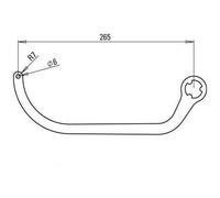 FAAC - Coppia Bracci Alternativi Nd4 Per N1d Bianco Ral 9010 Automatismi 105729