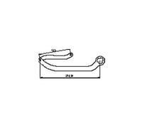 FAAC - Coppia Bracci Nd8 Per Automazione N1d Marrone Ral 8017 Automatismi 1057403