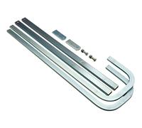 FAAC COPPIA BRACCI TELESCOPICI CURVI SOLID KIT 550 593 595 390564